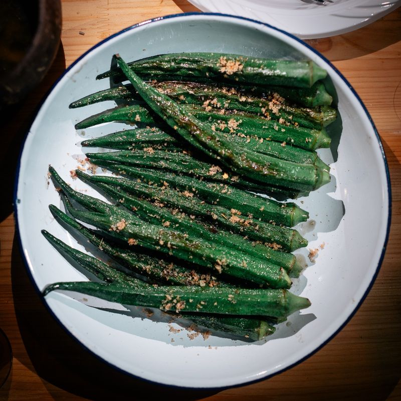 Cajun Grilled Okra