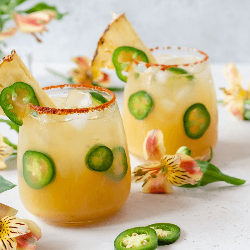Pineapple Jalapeño Margarita Mocktail