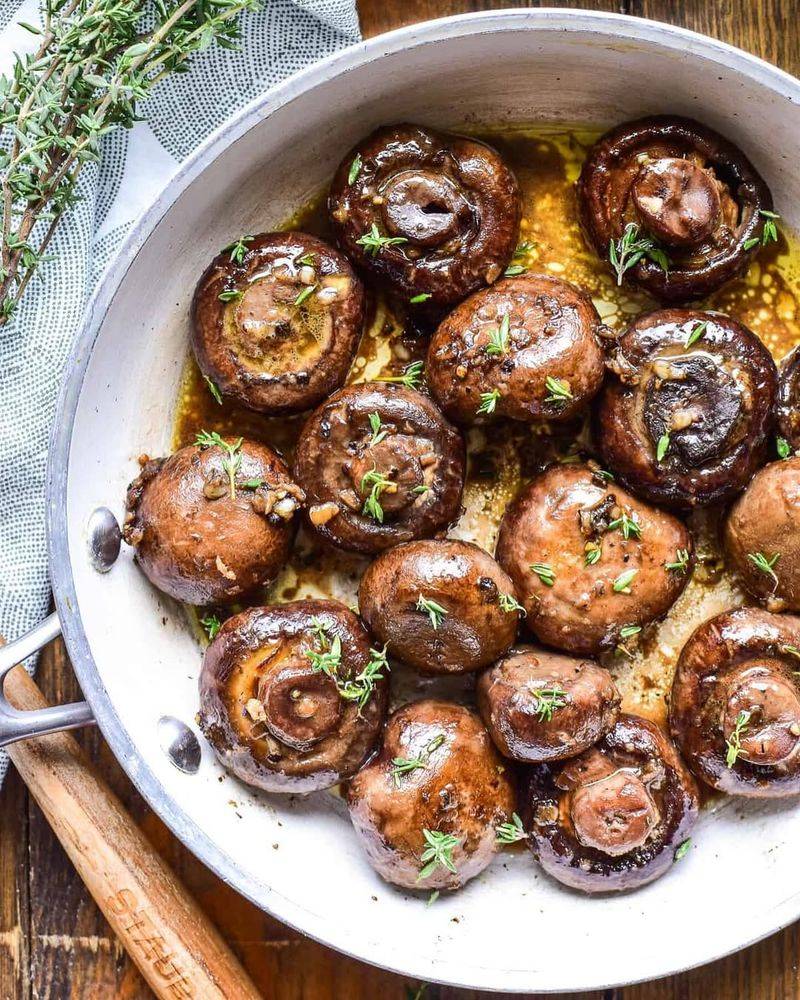 Sautéed Garlic Mushrooms