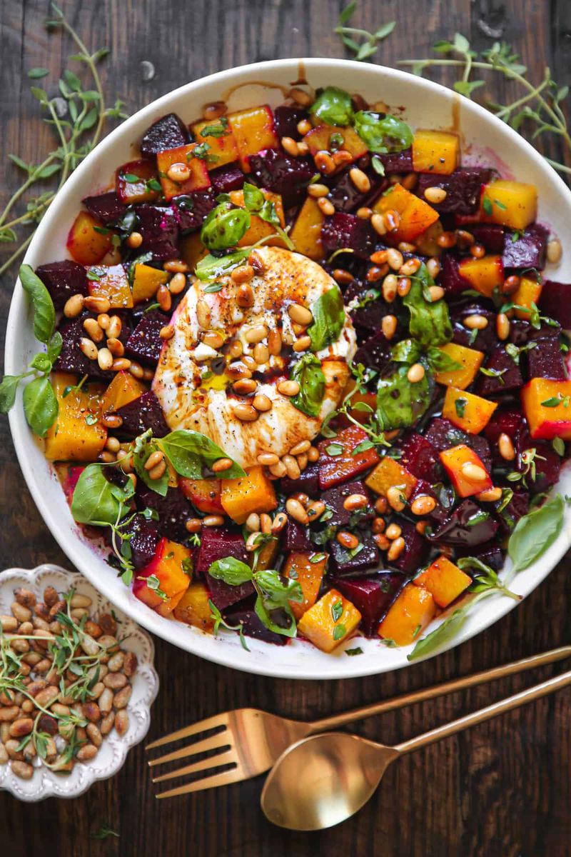 Berry, Beet, And Burrata Salad