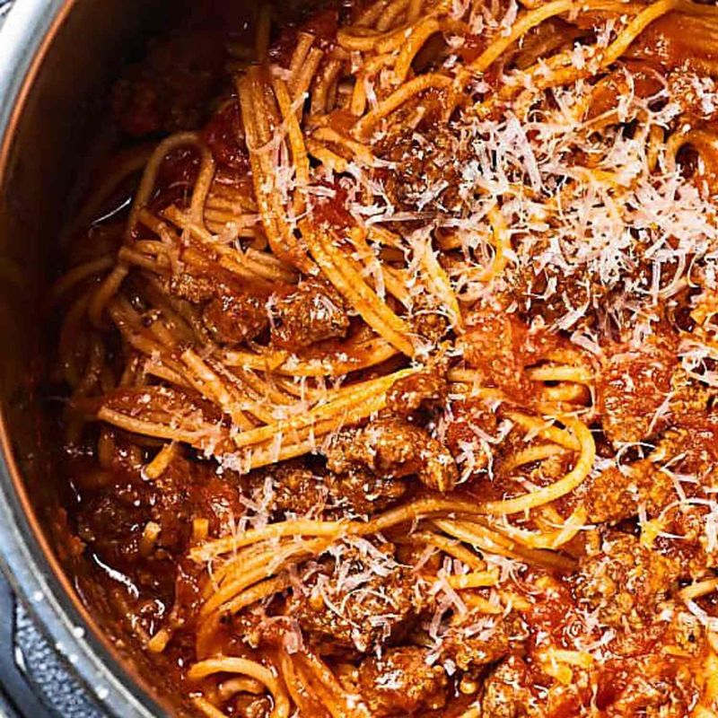 Instant Pot Spaghetti All-in-One