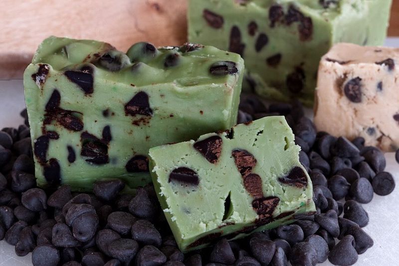 Mint Chocolate Chip Fudge