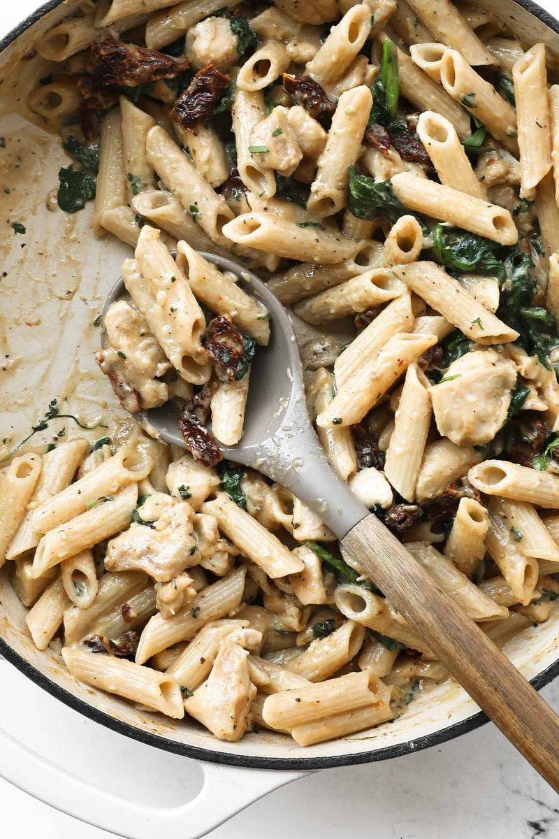 Creamy Chicken And Spinach Penne