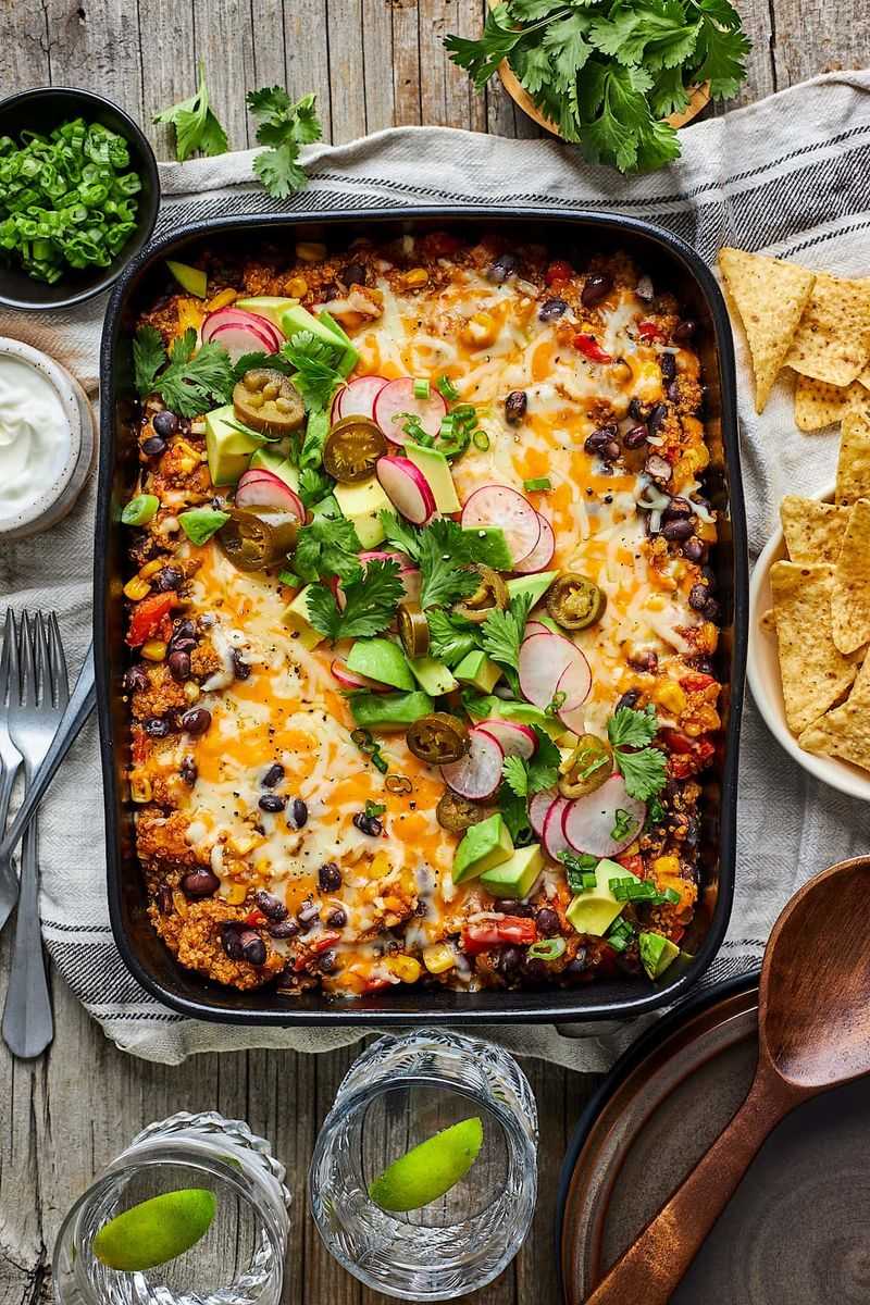 Southwestern Black Bean Casserole