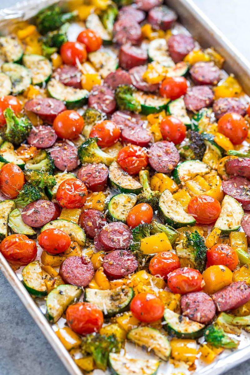 Italian Sausage And Veggie Roast