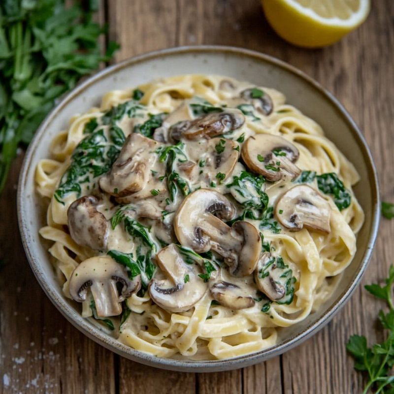 Creamy Mushroom Pasta