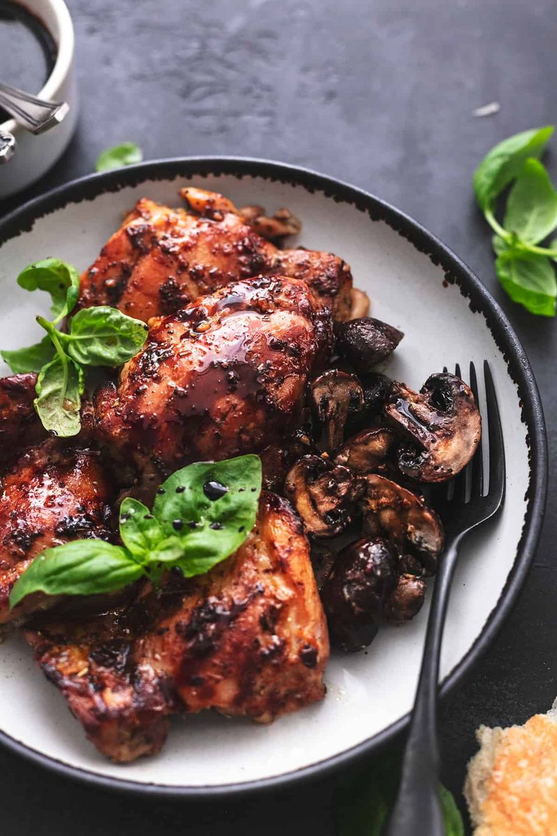 Balsamic Glazed Chicken Thighs