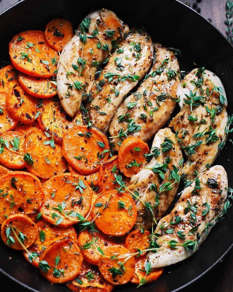 Chicken Breast With Sweet Potato