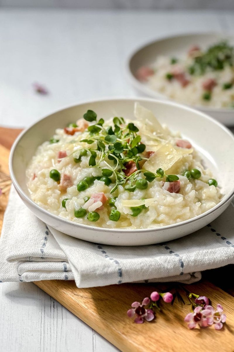 Classic Pea & Ham Risotto
