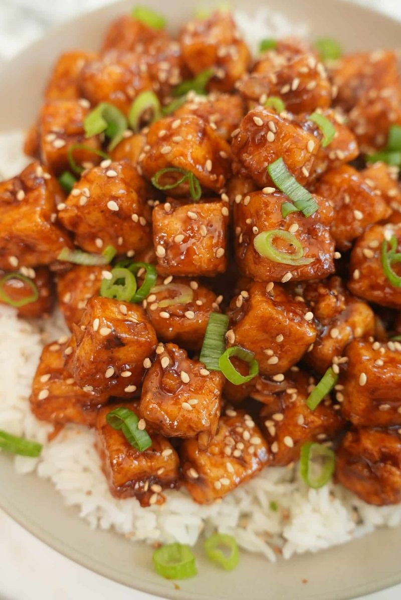 Honey Garlic Tofu