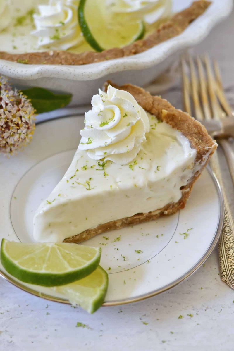Margarita Pie With Pretzel Crust