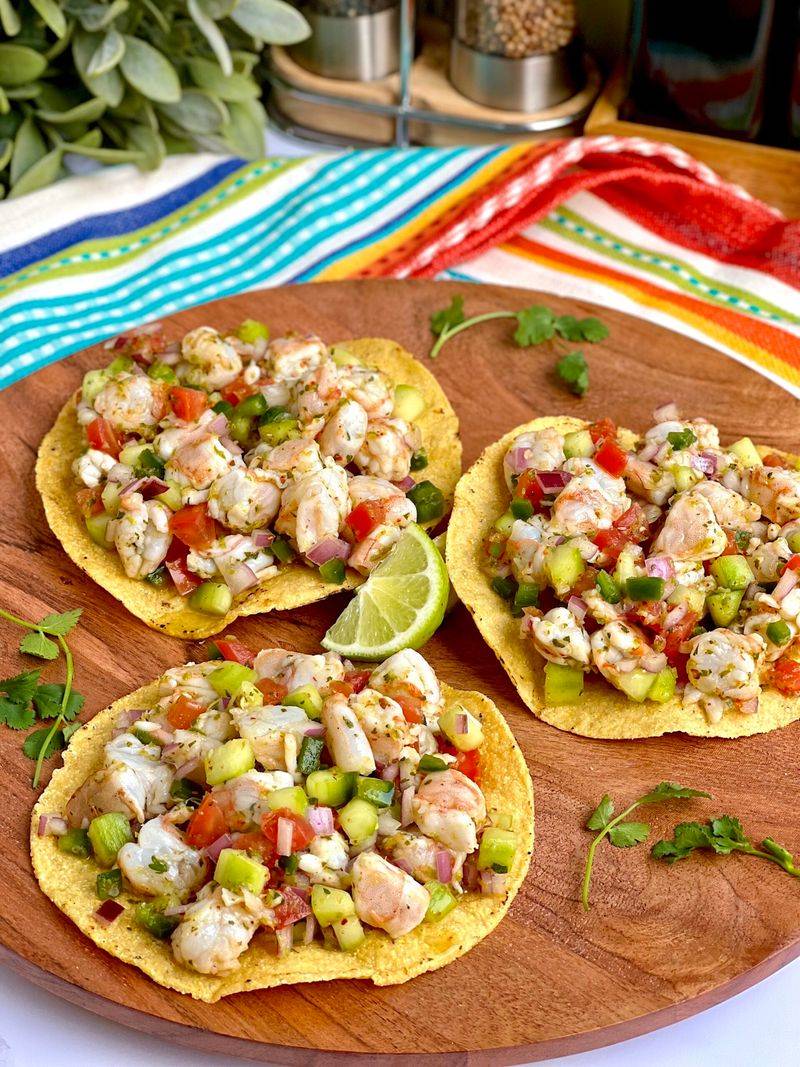 Tostadas De Ceviche