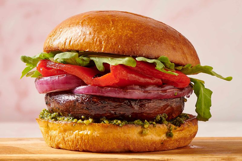 Grilled Portobello Mushroom Burgers