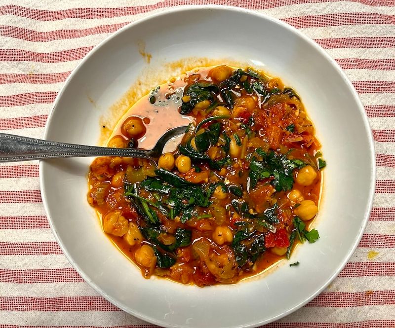 Spinach & Chickpea Sauté