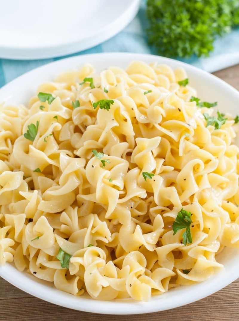 Buttery Noodles with Garlic and Herbs