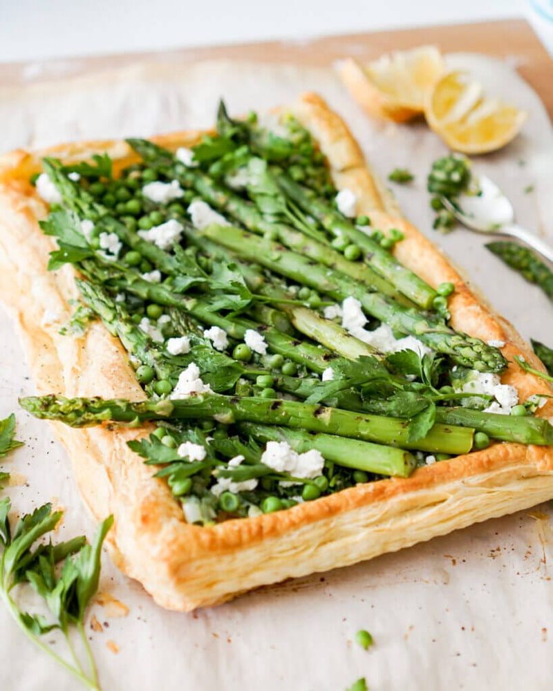 Pea & Asparagus Spring Tart