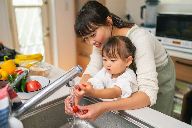 Peeling Vegetables With A Safe Peeler