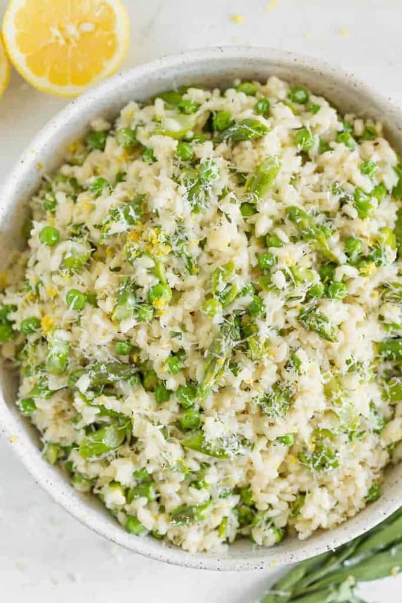Lemony Spring Risotto