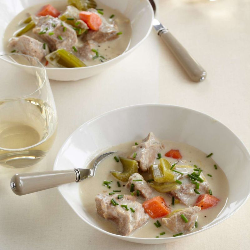 Blanquette De Veau (Veal Stew In Creamy Sauce)