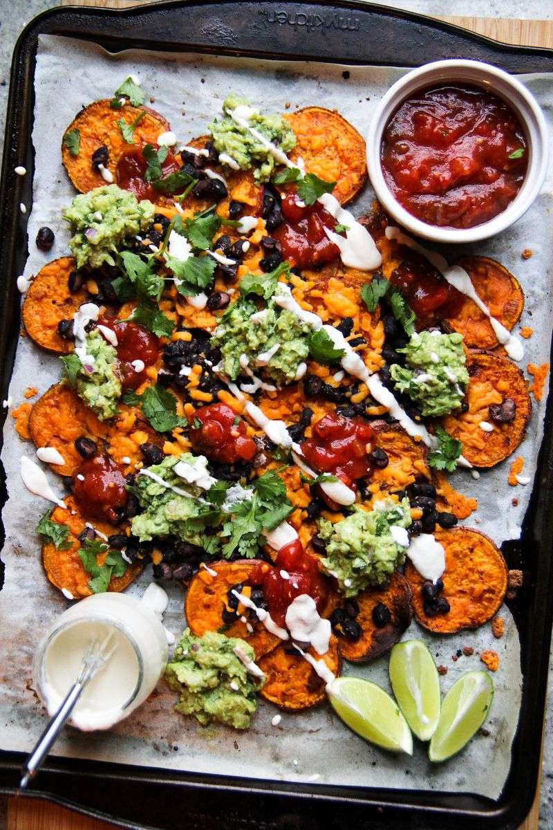 Loaded Sweet Potato Nachos