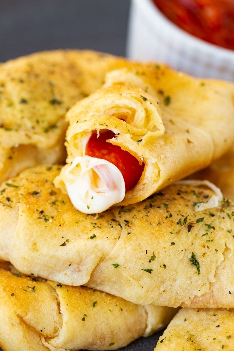 Pepperoni Pizza Crescent Rolls