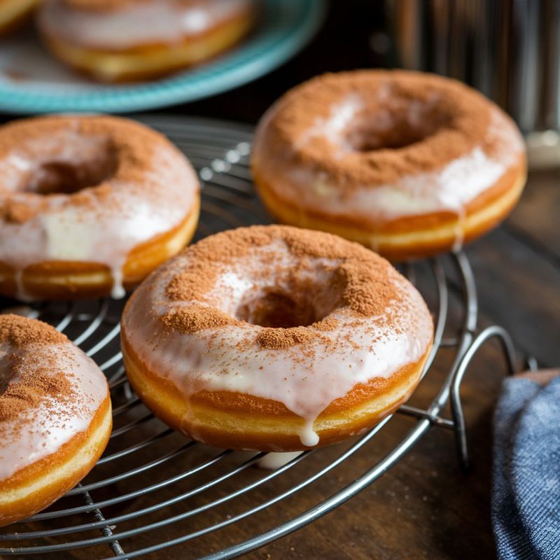 Homemade Cinnamon Sugar Donuts