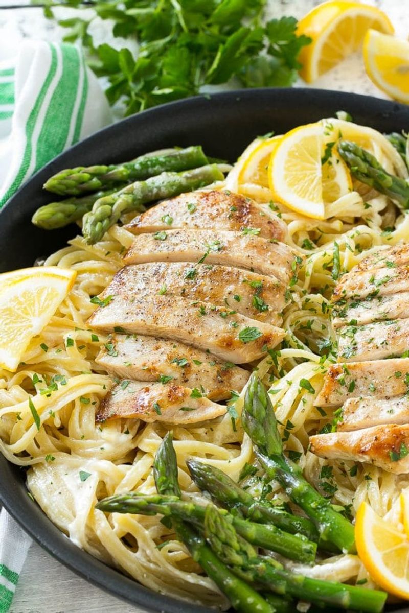 Lemon Asparagus Pasta
