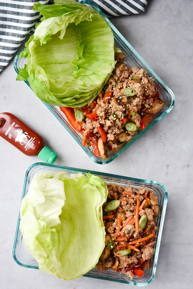 Asian Chicken Lettuce Wraps