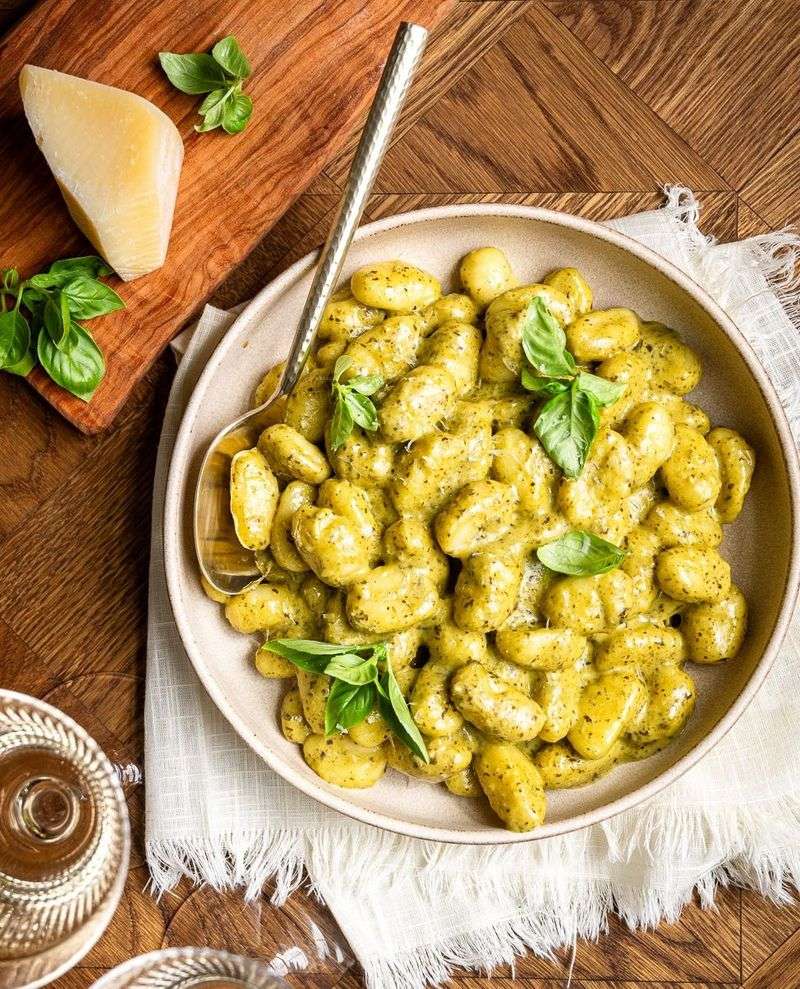 Creamy Pesto Gnocchi