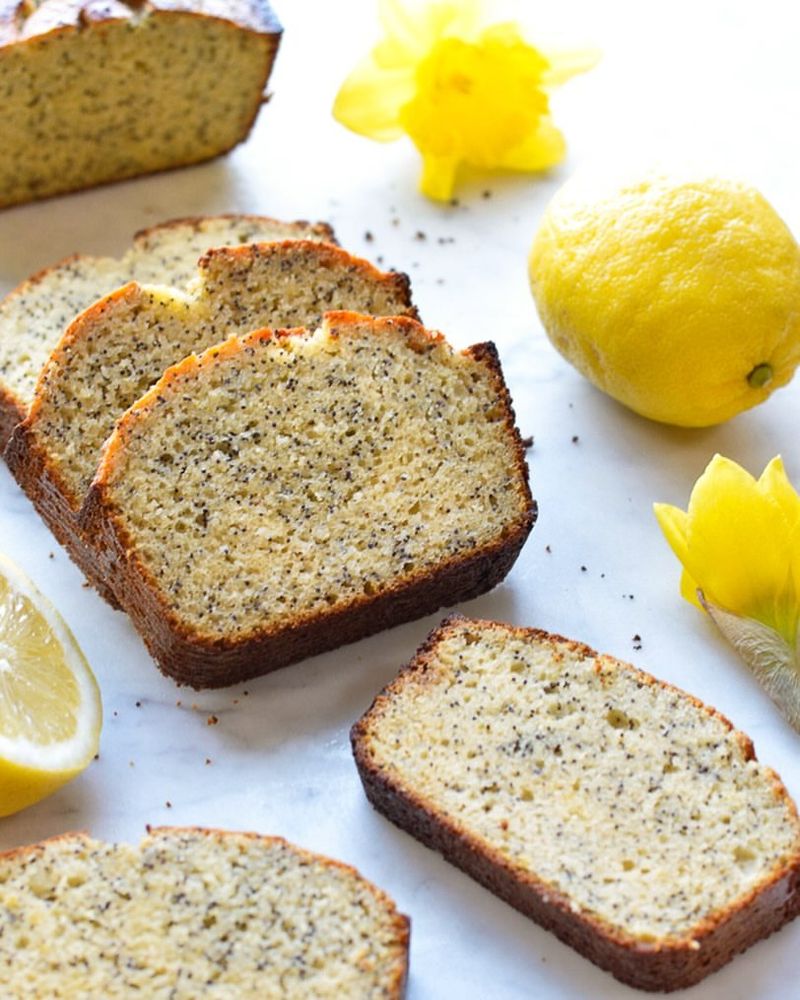 Lemon Poppy Seed Keto Bread