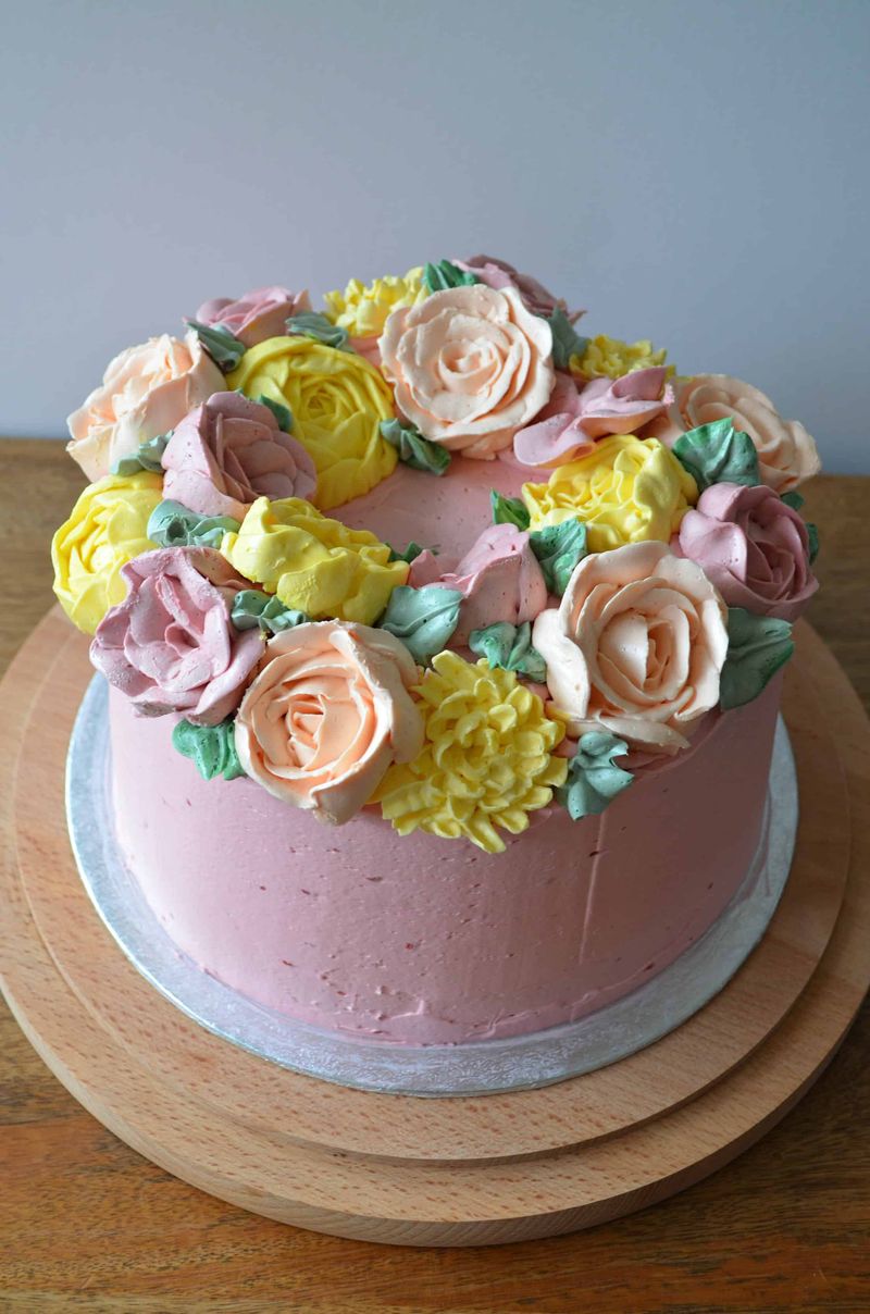Flower Crown Buttercream Garden