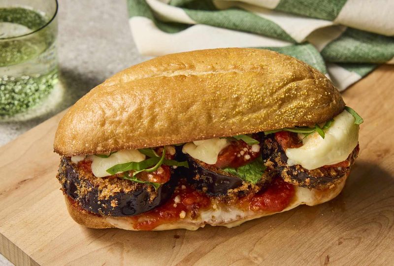 Eggplant And Mozzarella Melt