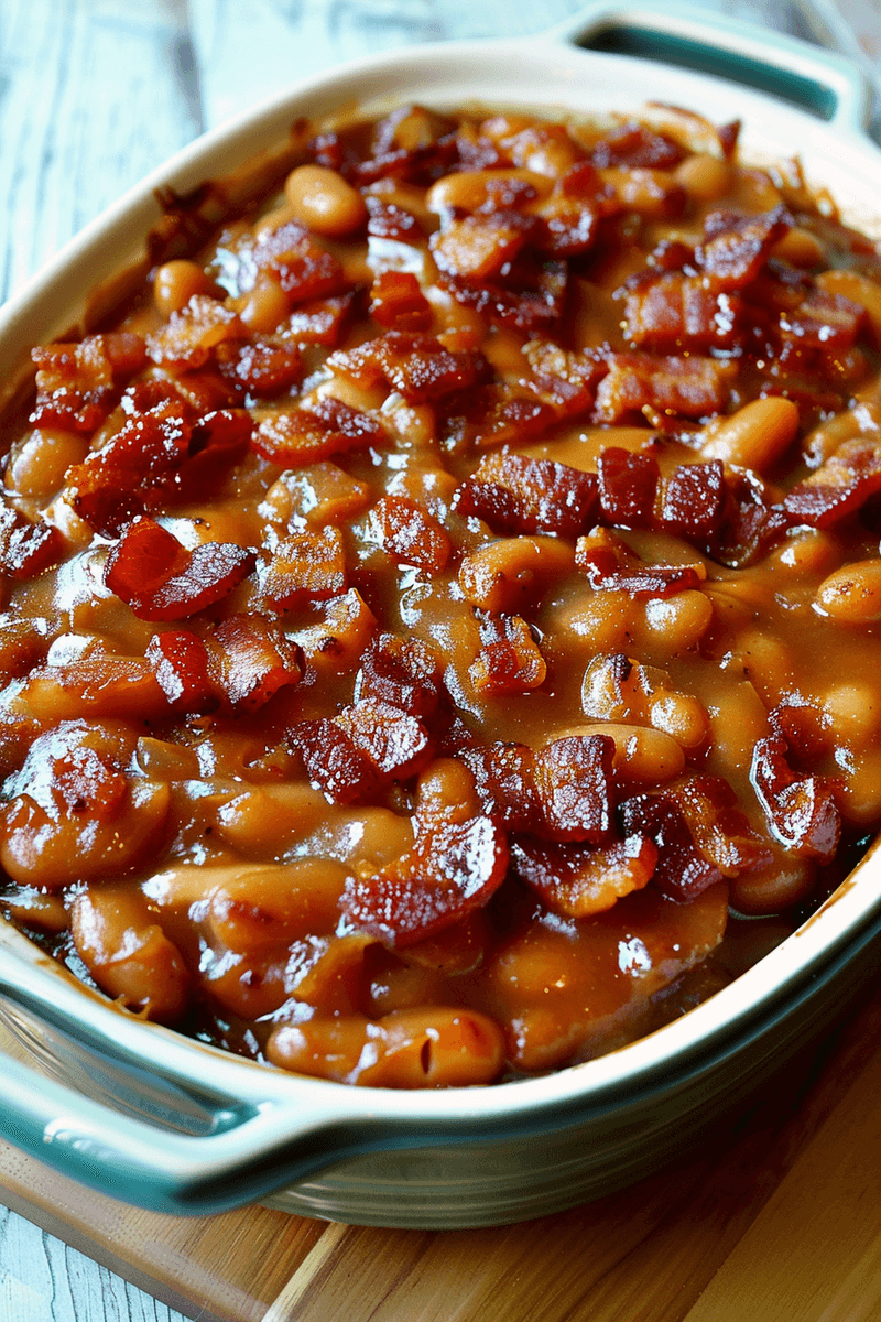 Baked Beans with Brown Sugar and Bacon