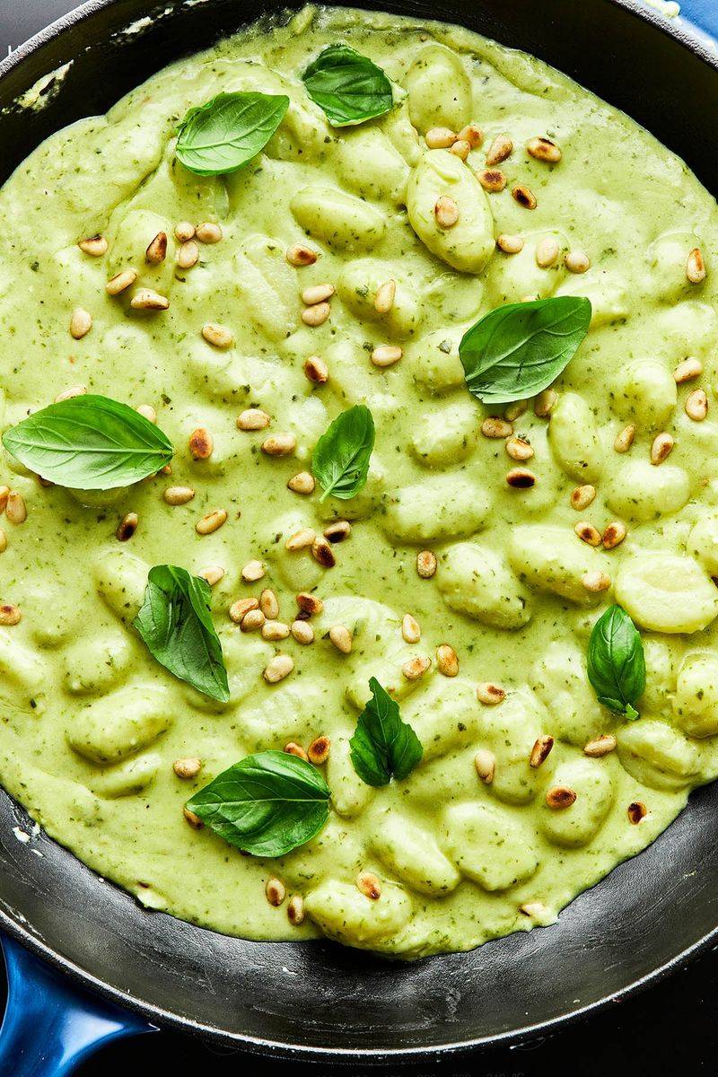 Creamy Pesto Gnocchi