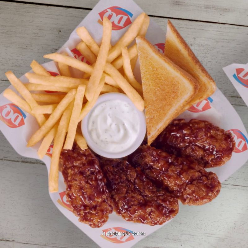 The Honey BBQ Chicken Strip Basket - Dairy Queen