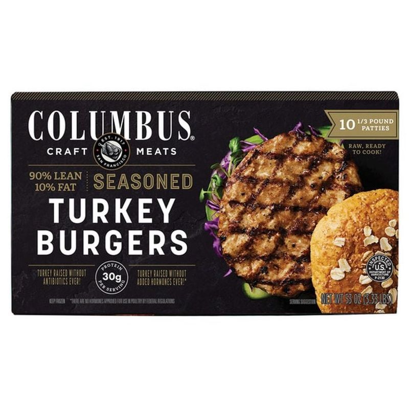 Columbus Craft Meats Turkey Burgers