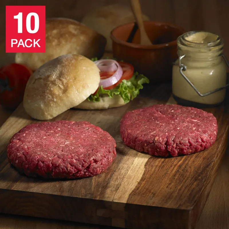 Pre-Made Refrigerated Burgers