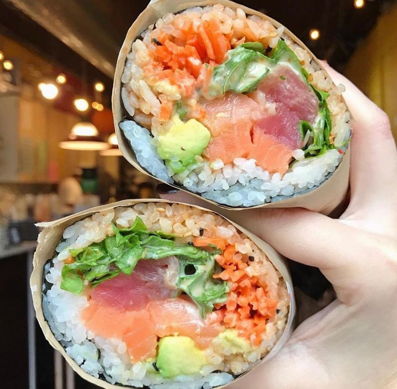 The Sushi Surprise Burrito