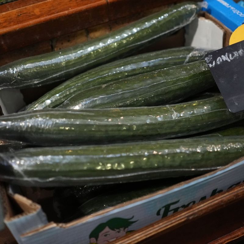 Cucumber And Plastic Wrap