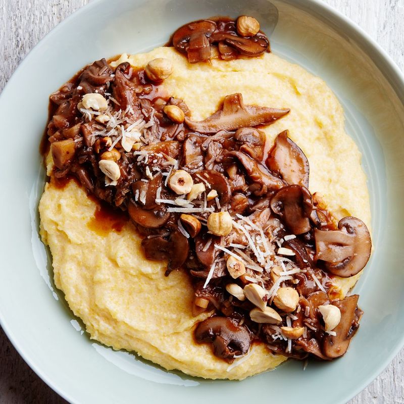 Polenta With Mushroom Ragù