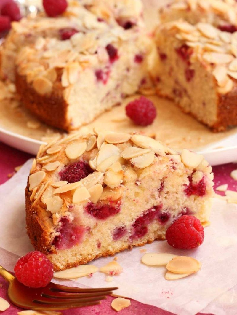 Raspberry Almond Cake