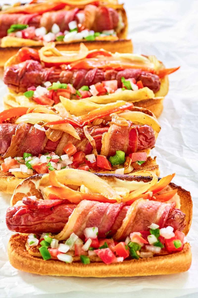 Mexican Hot Dogs (Bacon-Wrapped Perfection)