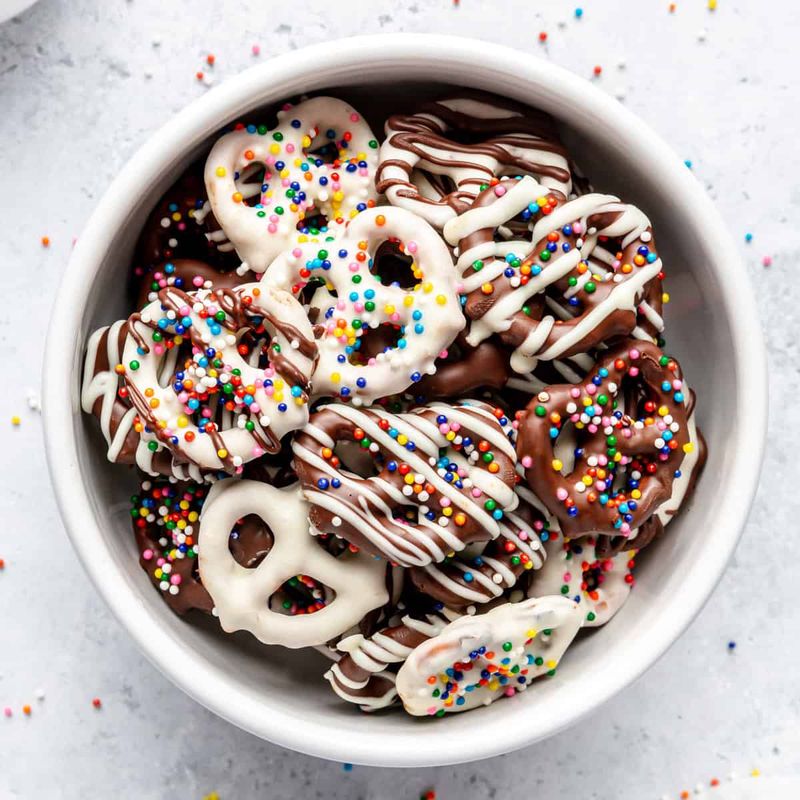 Chocolate-Covered Pretzel Bites