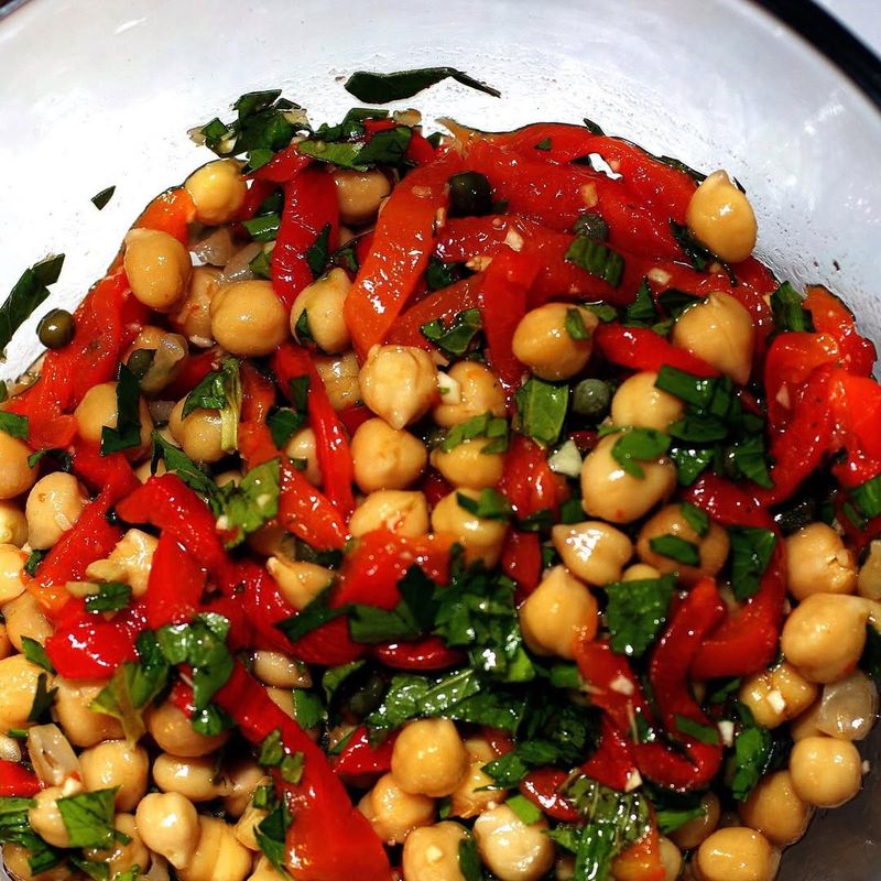 Roasted Red Pepper Salad