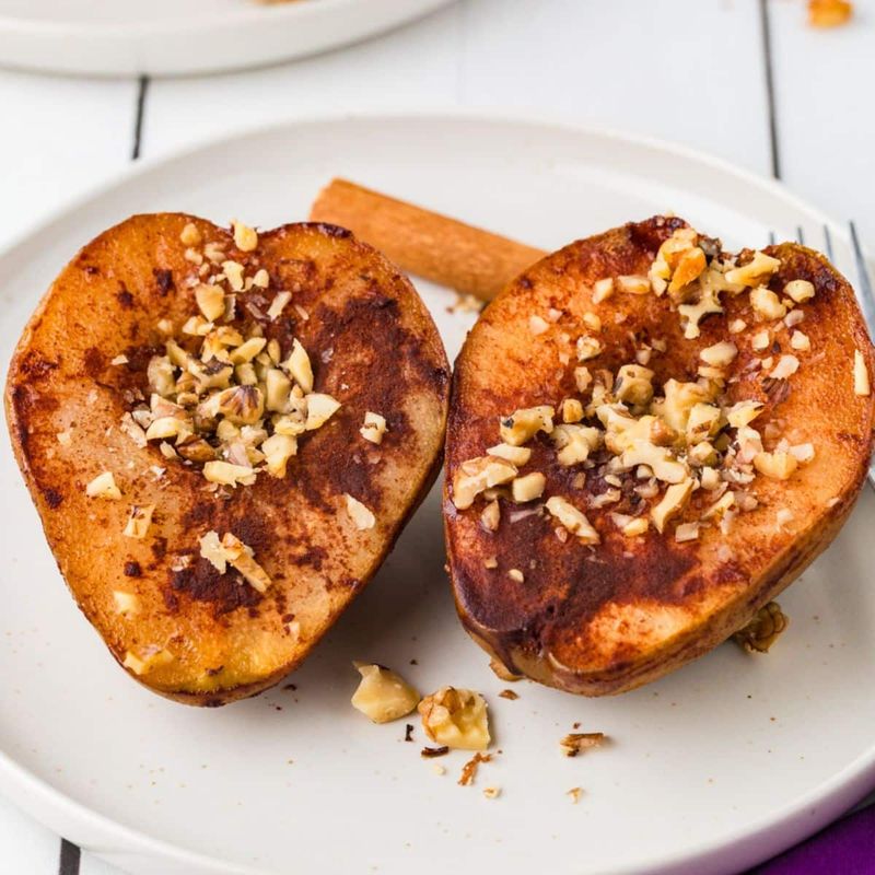 Pear With Ricotta And Cinnamon