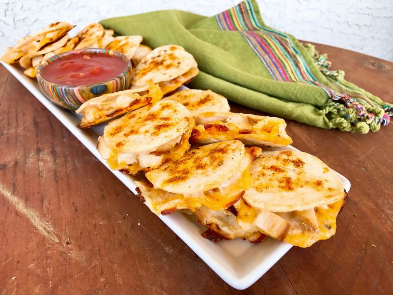 Cheesy Quesadilla Bites