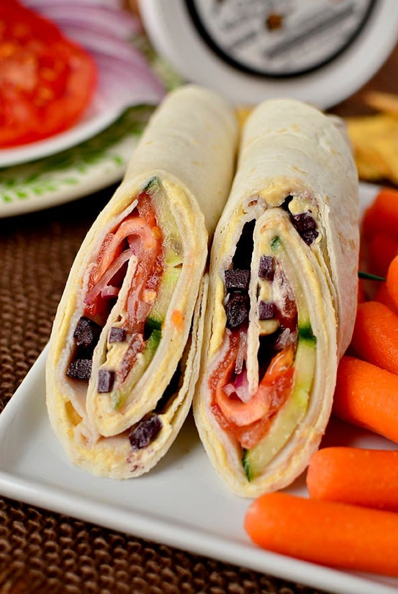 Mediterranean Tortilla Wraps