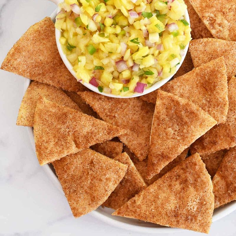 Cinnamon Sugar Tortilla Chips