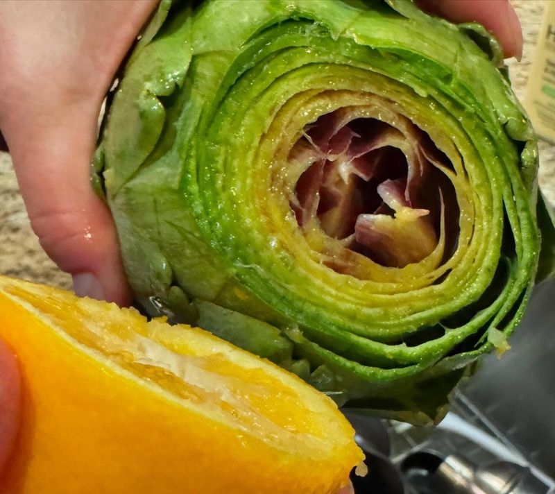 Rub Cut Edges With Lemon To Prevent Browning