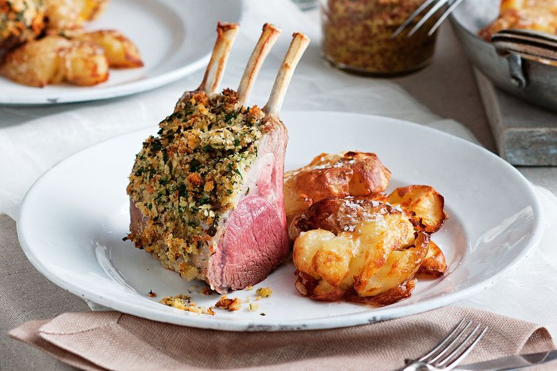 Herb-Crusted Rack Of Lamb
